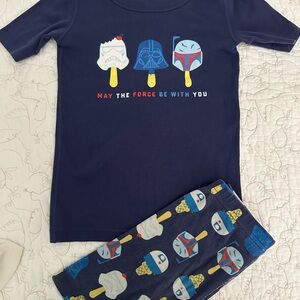 Hanna Andersson Navy Star Wars Kids Pajama Set